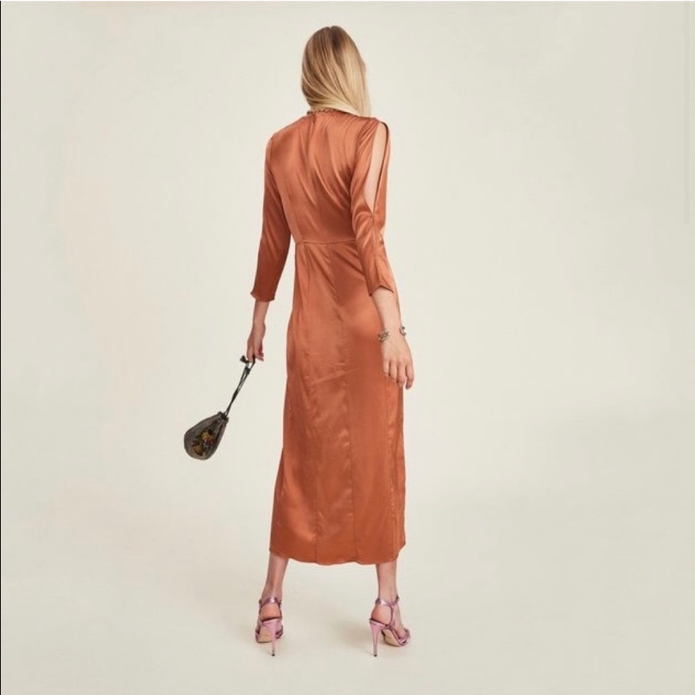 NWT LPA revolve silk midi slip dress - Picture 2 of 7